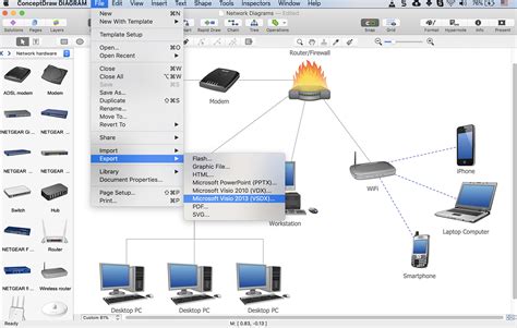 How To Draw Network Diagram In Visio Drawing Rjuuc Edu Np