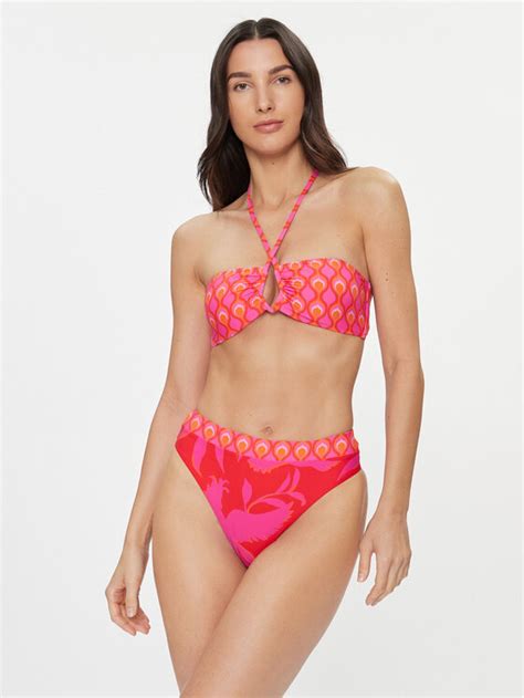 Seafolly Dół od bikini Birds Of Paradise 40735 103 Kolorowy Modivo pl