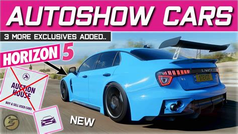 More Exclusive Cars Added To Autoshow In Forza Horizon Update