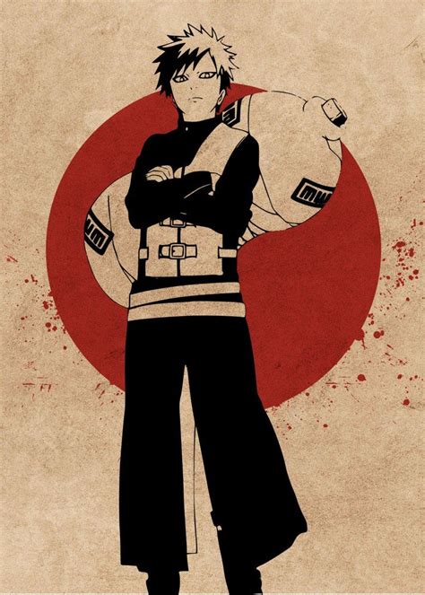 Gaara Naruto Anime Poster By Everything Anime Displate Naruto