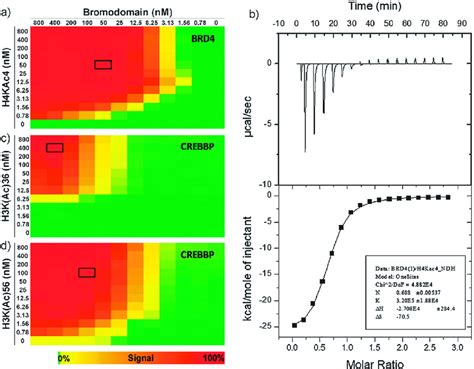 A Alphascreen Titration Of Brd4 First Bromodomain With H4kac 4 Download Scientific Diagram