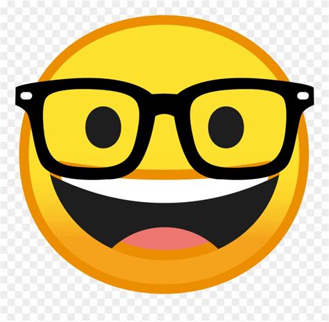 The Data Zone - Nerd Face Emoji Clipart (#886443) - PinClipart