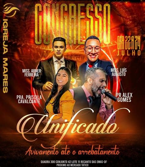 Congresso Unificado Gospel Flyer Poster