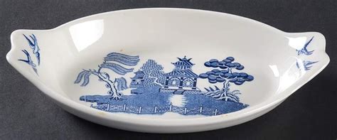 Willow Blue Made In England Earthenware Newer Augratin By