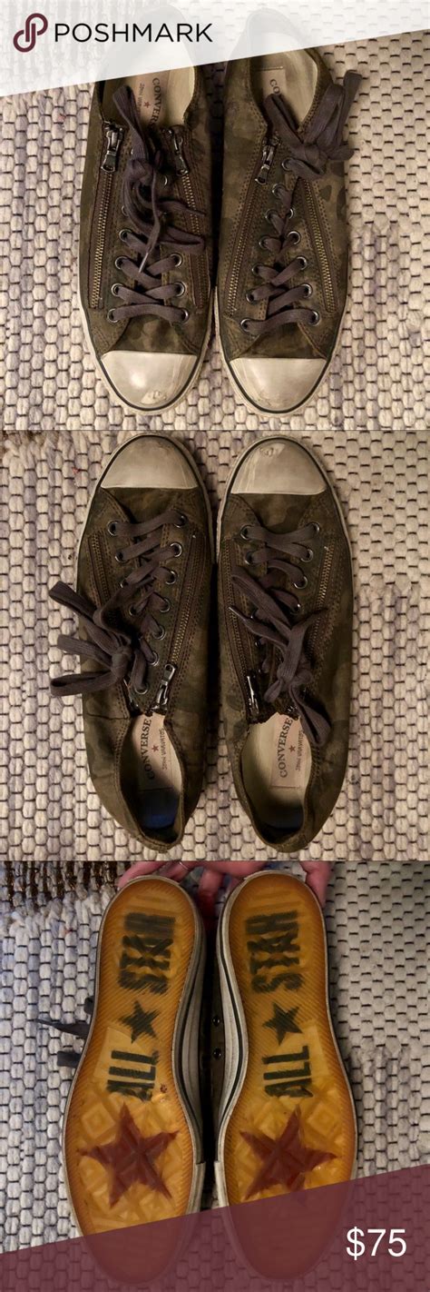 Converse John Varvatos Camo Double Zip Sneakers John Varvatos