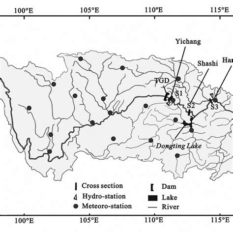 Locations Of The Yangtze River The Three Gorges Dam Tgd And