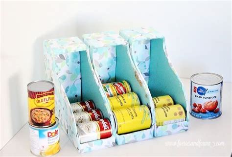 DIY Can Organizer for Kitchen Pantry