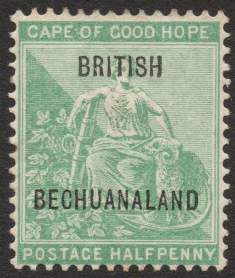 Bechuanaland 1897 ½d Yellow Green Sg 58 Lightly Mounted Mint V38198