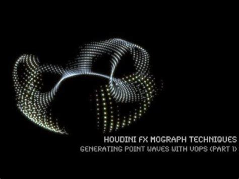 Houdini Fx Mograph Tutorial Generating Point Waves With Vops Part