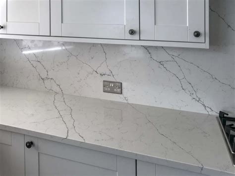 Quartz Worktops Two Delicate Vein Marbles