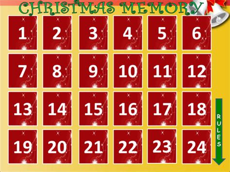 Christmas Memory Game | Teaching Resources