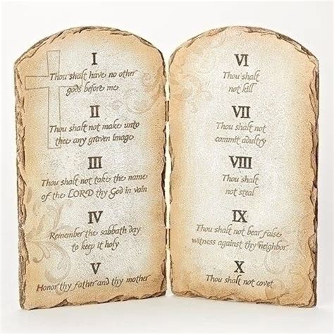 69900 13 75 10 Commandments Ten Commandments Plaque