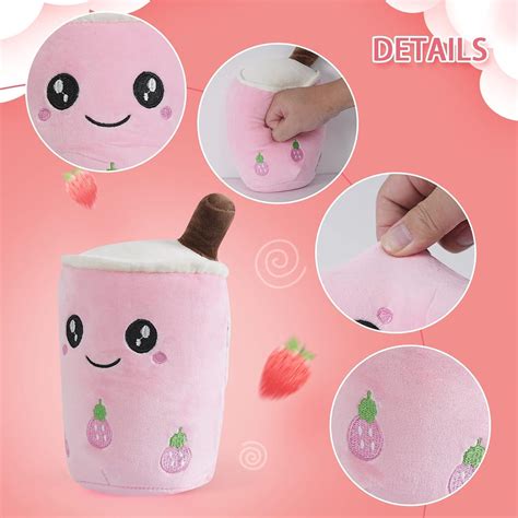 Anboor Bubble Tea Plush Boba Plush Pillow Cute Soft Toy Plushies Boba