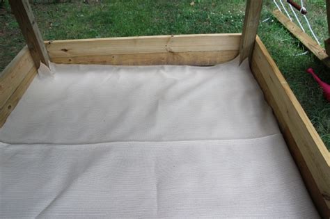 The sandbox, and an affordable DIY sandbox cover | Sushi Grass & Fireflies