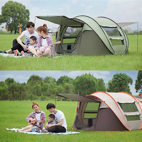 Large Capacity 4 to 5 Persons Automatic Pop Up Camping Tent – Onetify