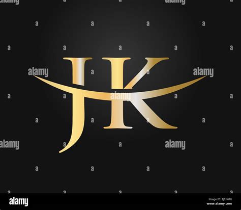 Initial Monogram Letter JK Logo Design Vector. JK Logo Design Template Stock Vector Image & Art ...