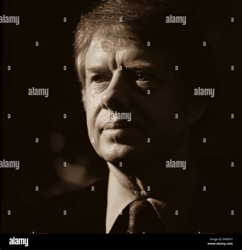 Portrait Of President Jimmy Carter Stock Photo Alamy