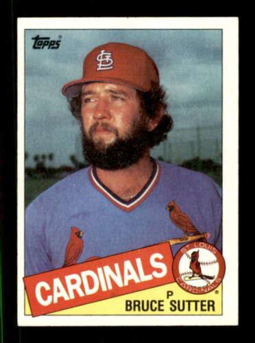 1985 Topps 370 Bruce Sutter NM NM Cardinals 243457 EBay