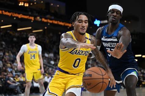 Lakers News Jalen Hood Schifino Discusses How He Felt In Preseason Opener