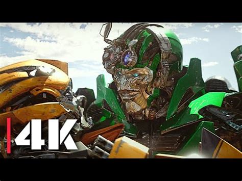 4K HDR The Junkyard Scene TRANSFORMERS The Last Knight 2017