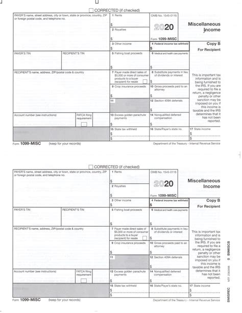 1099 Misc Form