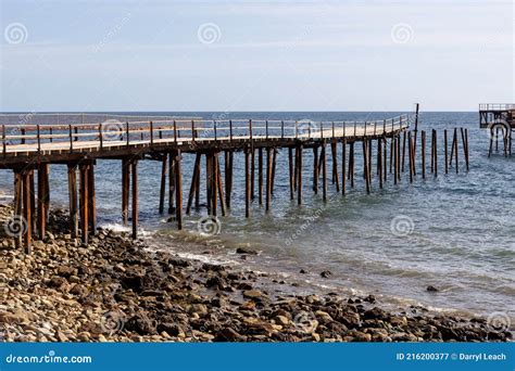 The Old Rapid Bay Jetty Ruins On The Fleurieu Peninsula South Australia