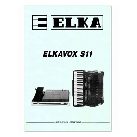 Elka Elkavox S Service Manual Repair Schematic Diagram Schema Electr