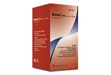 KREVAL FORTE 15 MG 5 ML SURUP 100 ML İlaç Rehberi