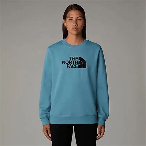 The North Face Drew Peak Sweatshirt F R Damen Algae Blue Gr E Xl