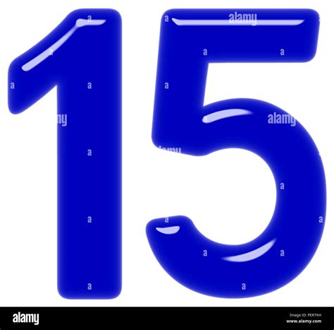 Blue Number 15 