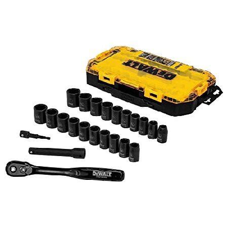 Dewalt Impact Socket Set Piece Drive Metric Sae Dwmt