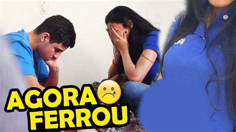 TROLLEI MEU NAMORADO FALANDO QUE ESTOU GRÁVIDA YouTube