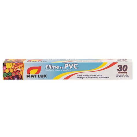 Rolo De Filme PVC 28Cm De 30 Metros Fiat Lux Shopee Brasil