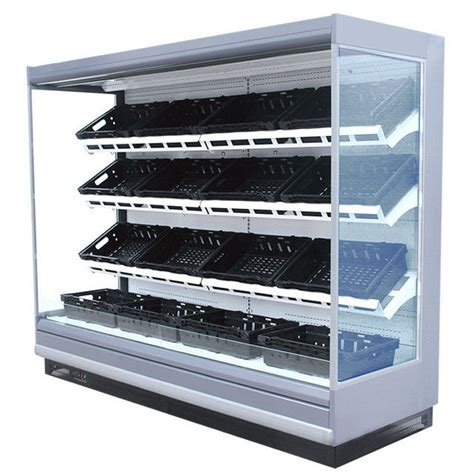 Fruit Vegetable Refrigerated Display Fridge Multideck Display Fridge