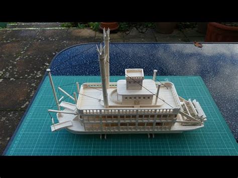 Matchstick Modelling The River Boat YouTube