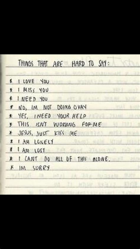 The hardest things to say | Friends quotes, Inspirational quotes ...