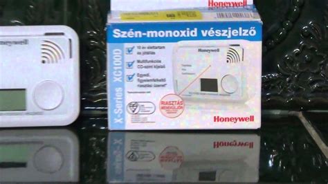 Honeywell Xc100d Szén Monoxid Vészjelző Teszt Carbon Monoxide Alarm