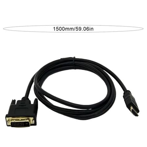 Hdmi To Dvi Cable Hdmi Dvi D 24 1 Pin Adapter 1080p Dvi D Male To Hdmi