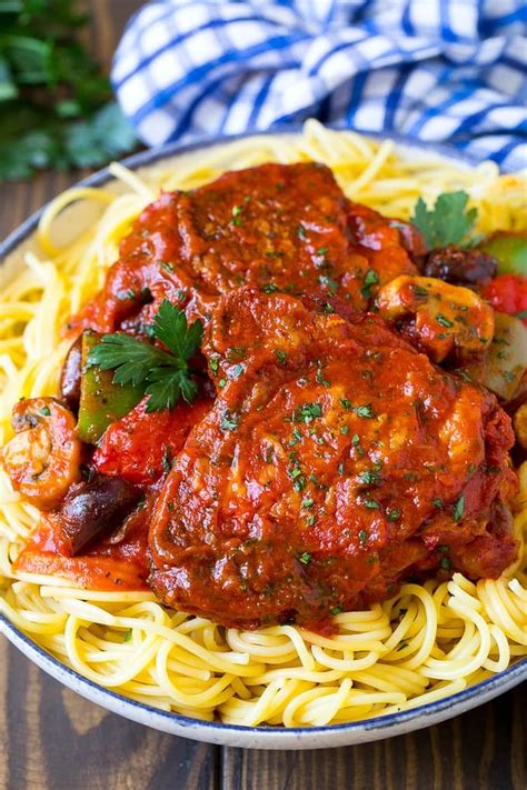 Slow Cooker Chicken Cacciatore Polenta At Paul Tibbs Blog