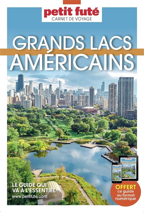 Amazon Guide Grands Lacs américains 2024 Carnet Petit Futé