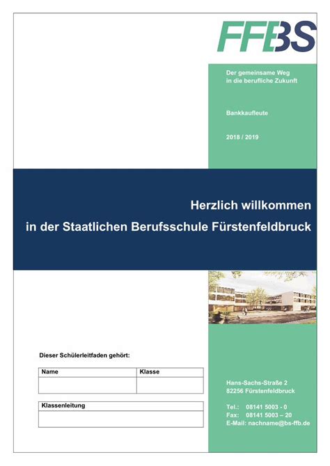 Pdf Herzlich Willkommen In Der Staatlichen Berufsschule Liebe