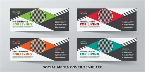 Real Estate And Home Apartment Social Media Cover Template