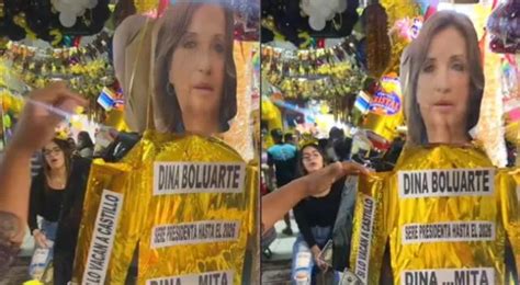 TikTok viral Perú Lo comprarías Venden la piñata de Dina Boluarte a