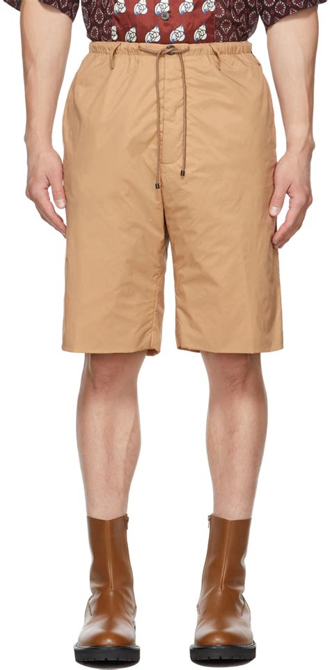 Dries Van Noten Ssense Exclusive Beige Lightweight Nylon Shorts Ssense