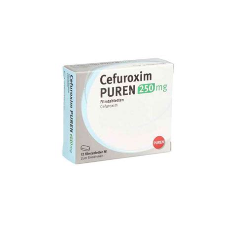 Cefuroxim Puren 250 Mg Filmtabletten 12 Stk