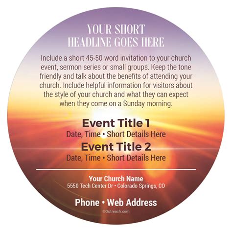 BTCS Hope Happens Here InviteCard Church Invitations Outreach Marketing