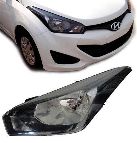 Par Farol Hyundai Hb20 Mascara Negra 2012 2013 Original R 799 00 Em