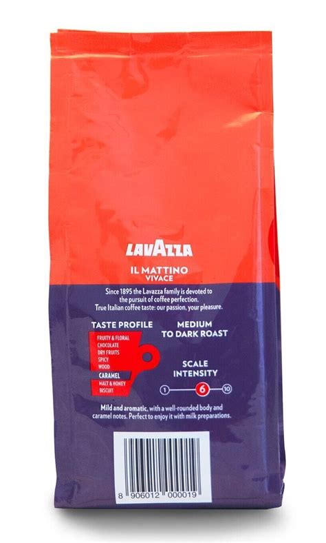 Lavazza Il Mattino Vivace Pure Poudre De Caf Moulu G Sac