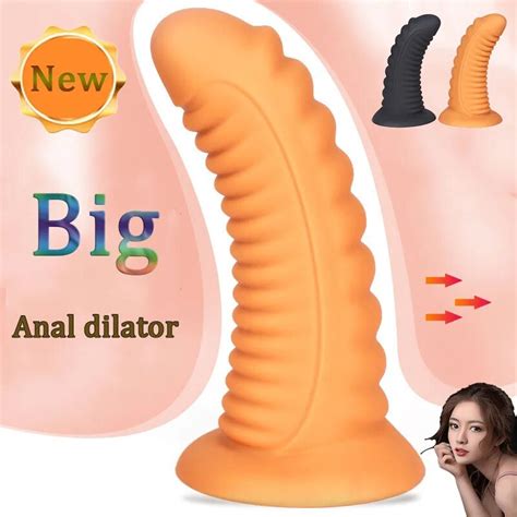 Plugue Anal Enorme De Silicone Para Homens E Mulheres Vibrador Contas