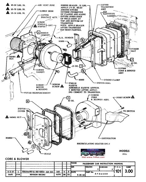 1957 Chevy Heater Core Chevy Message Forum Restoration And Repair Help